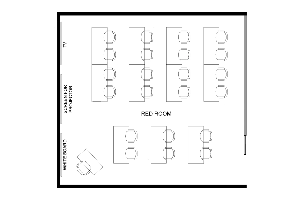 The computer training layout