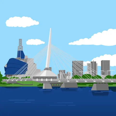 Image showing buildings in Winnipeg, MB