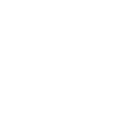 White leaderchip icon